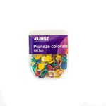 Carti si Birotica - Birotica - Accesorii de birou - Agrafe si capse - Set piuneze KUNST, colorate, 100 buc - Infinity.ro