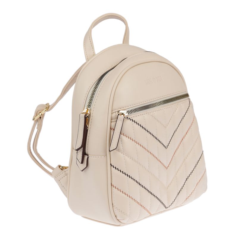 Fashion, accesorii si bijuterii - Femei - Accesorii femei - Genti si rucsacuri femei - LAMONZA RUCSAC DE DAMA ELSA 20X11X25 CM BEIGE - Infinity.ro