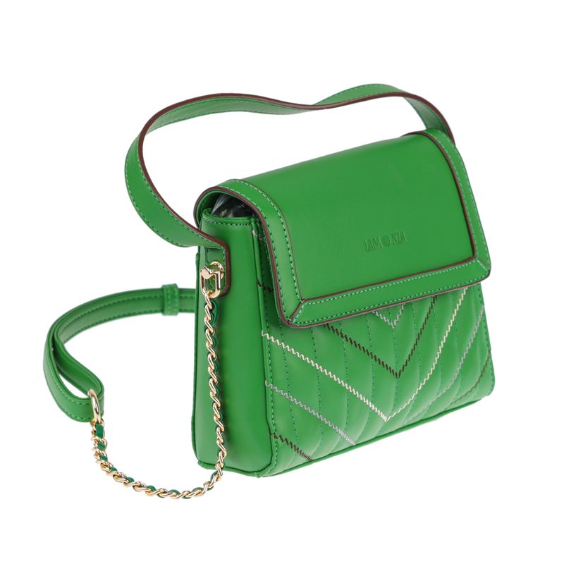 Fashion, accesorii si bijuterii - Femei - Accesorii femei - Genti si rucsacuri femei - LAMONZA GEANTA DE DAMA ELSA 21X58X17.5 CM VERDE - Infinity.ro