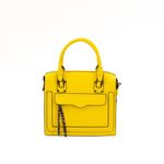Fashion, accesorii si bijuterii - Femei - Accesorii femei - Genti si rucsacuri femei - Geanta dama Amber Model 2, 26x23x11 cm, galbena - Infinity.ro