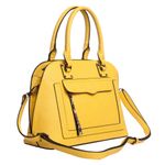 Fashion, accesorii si bijuterii - Femei - Accesorii femei - Genti si rucsacuri femei - Geanta dama Amber Model 1, 30x23x12 cm, galbena - Infinity.ro