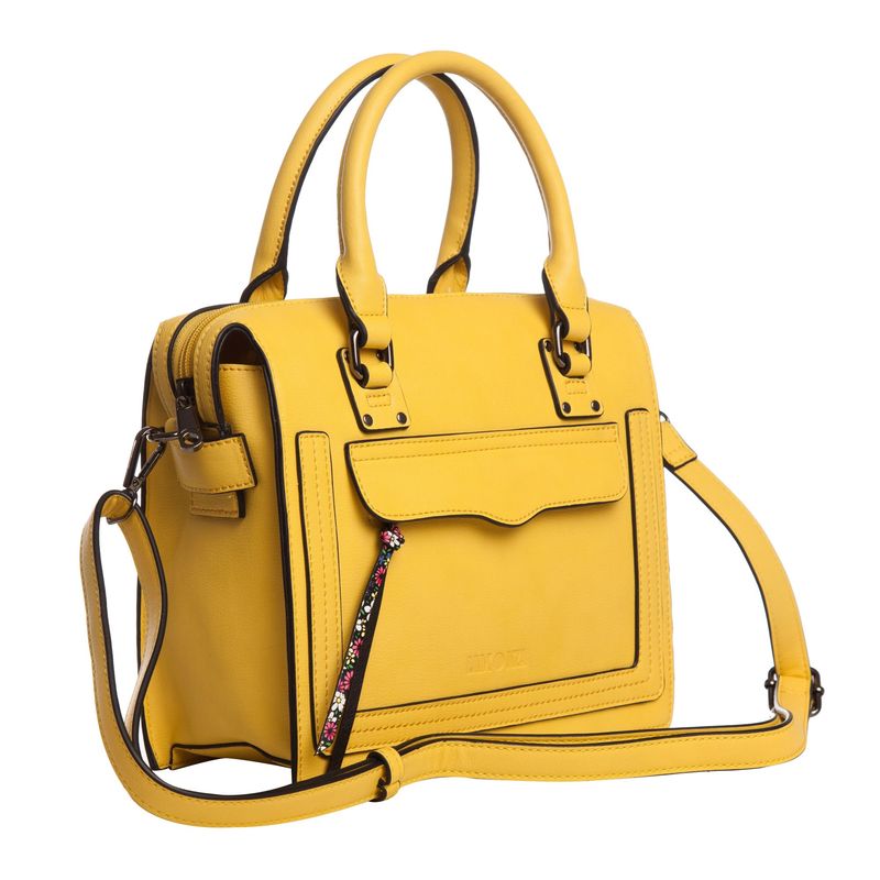 Fashion, accesorii si bijuterii - Femei - Accesorii femei - Genti si rucsacuri femei - Geanta dama Amber Model 2, 26x23x11 cm, galbena - Infinity.ro