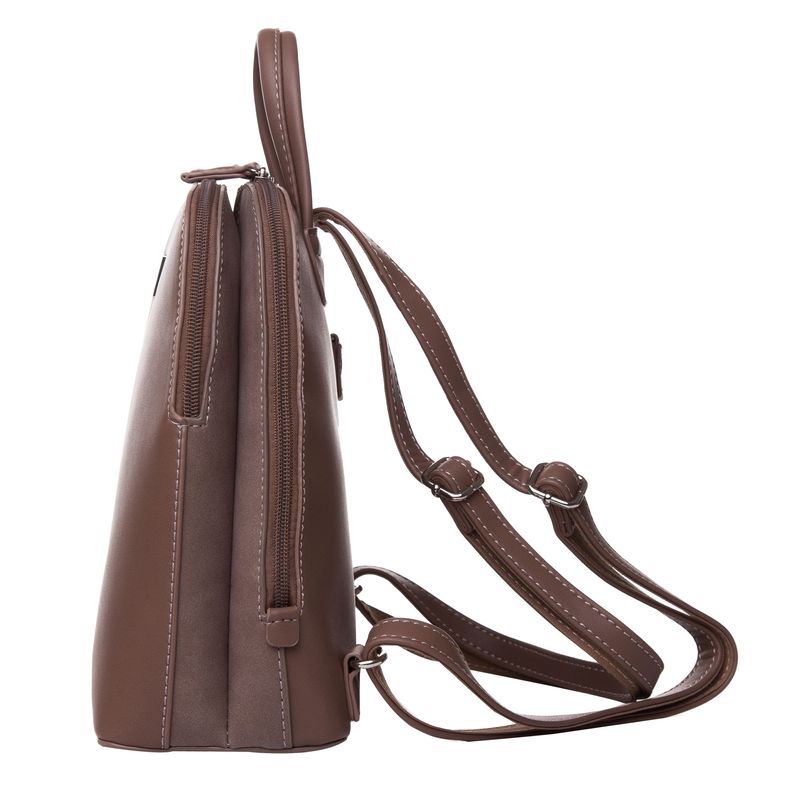 Fashion, accesorii si bijuterii - Femei - Accesorii femei - Genti si rucsacuri femei - Rucsac dama Rosalia 25x23x11 cm, maro - Infinity.ro