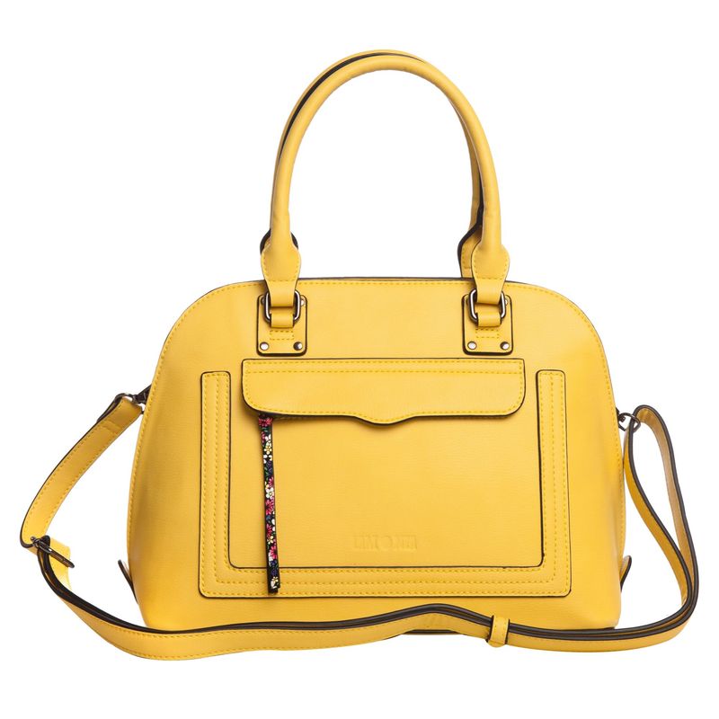 Fashion, accesorii si bijuterii - Femei - Accesorii femei - Genti si rucsacuri femei - Geanta dama Amber Model 1, 30x23x12 cm, galbena - Infinity.ro