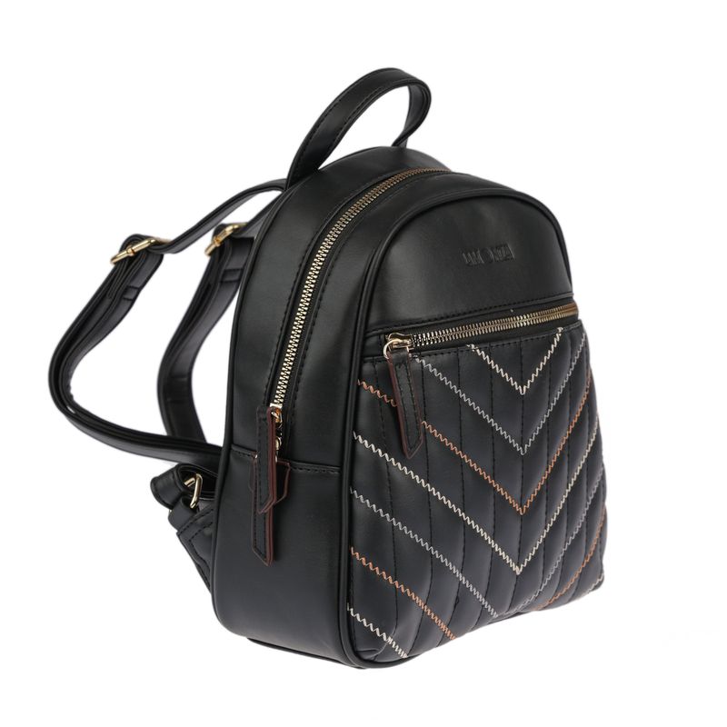 Fashion, accesorii si bijuterii - Femei - Accesorii femei - Genti si rucsacuri femei - LAMONZA RUCSAC DE DAMA ELSA 20X11X25 CM NEGRU - Infinity.ro