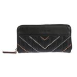 Fashion, accesorii si bijuterii - Femei - Accesorii femei - Portofele femei - LAMONZA PORTOFEL DE DAMA ELSA 19X2.5X10 CM NEGRU - Infinity.ro
