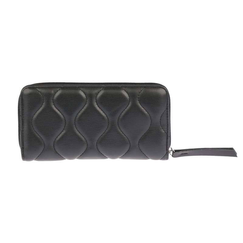 Fashion, accesorii si bijuterii - Femei - Accesorii femei - Portofele femei - LAMONZA PORTOFEL DE DAMA NATALIA 20X10X2.5 CM NEGRU - Infinity.ro