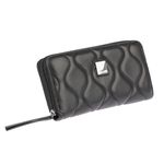 Fashion, accesorii si bijuterii - Femei - Accesorii femei - Portofele femei - LAMONZA PORTOFEL DE DAMA NATALIA 20X10X2.5 CM NEGRU - Infinity.ro