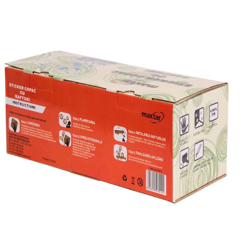 Casa si Gradina - Decoratiuni - Decoratiuni perete - Sticker copac cu rafturi MAXTAR - Infinity.ro