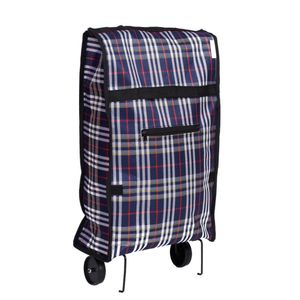 SACOSA DE PIATA CU ROTI 25 L ALB ALBASTRU