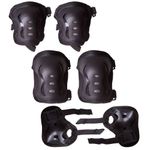 Sport si Outdoor - Echipament Sportiv - Accesorii echipament sportiv - Protectii sport - Set protectii Maxtar pentru coate, genunchi si brate, Negru, Marime M - Infinity.ro