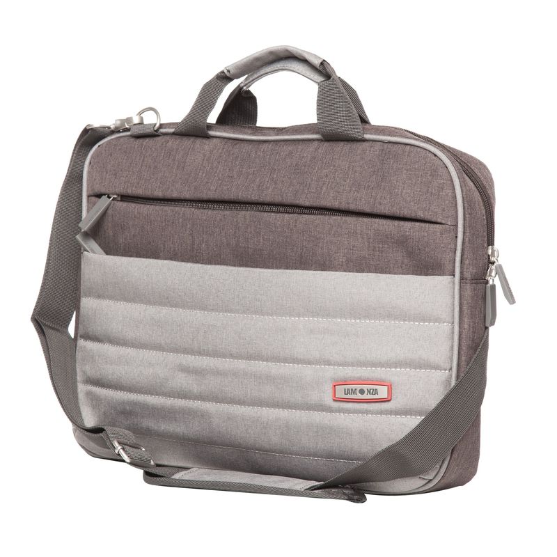 Sport si Outdoor - Accesorii si echipamente sportive - Alte accesorii sportive - Geanta laptop 15 inch Siena 38x29x6 cm, 650 gr, gri - Infinity.ro