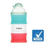 Jucarii, Copii si Bebe - Hrana si alaptare - Biberoane, suzete si accesorii hranire - Biberoane, tetine si accesorii - Recipient cu 3 compartimente pentru lapte praf REER 21012 - Infinity.ro