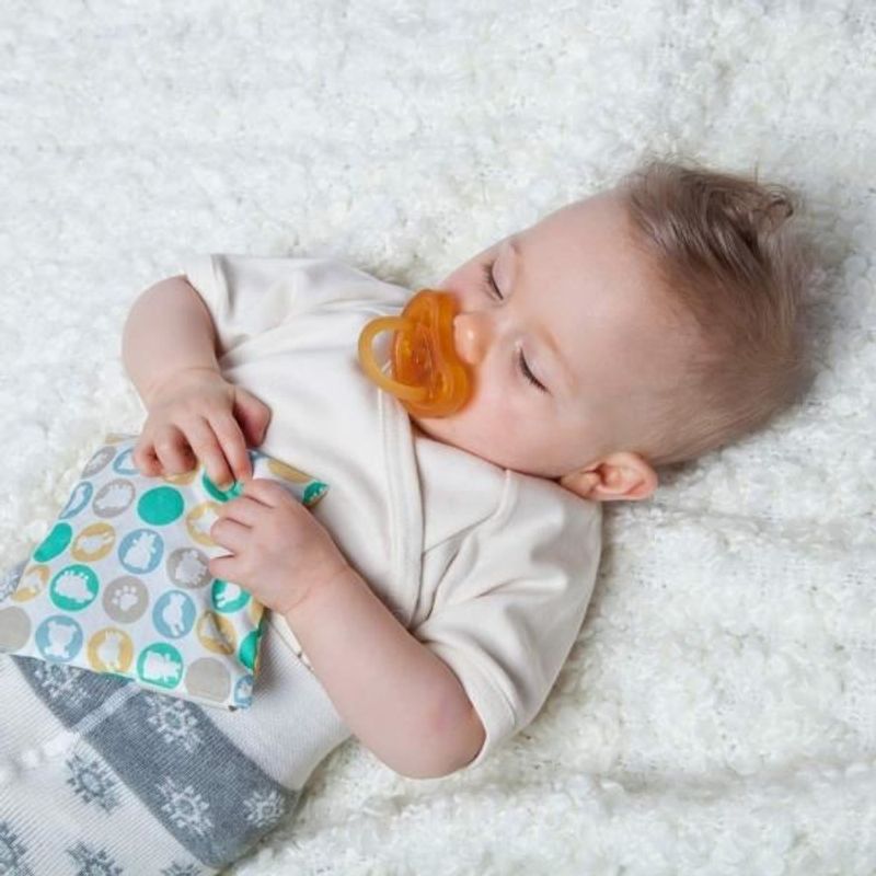 Jucarii, Copii si Bebe - Hrana si alaptare - Biberoane, suzete si accesorii hranire - Suzete si accesorii - Suzeta ortodontica monobloc BIO, din latex de cauciuc organic, 0-6 luni, Grunspecht 670-00 - Infinity.ro