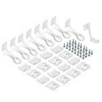 Casa si Gradina - Mobilier - Mobilier copii - Sisteme de siguranta - Pachet economic sigurante pentru sertare si usi de dulapuri, 8 bucati, albe, Reer 71070 - Infinity.ro