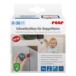 Casa si Gradina - Mobilier - Mobilier copii - Sisteme de siguranta - Siguranta pentru usi duble gri Reer 71081 - Infinity.ro