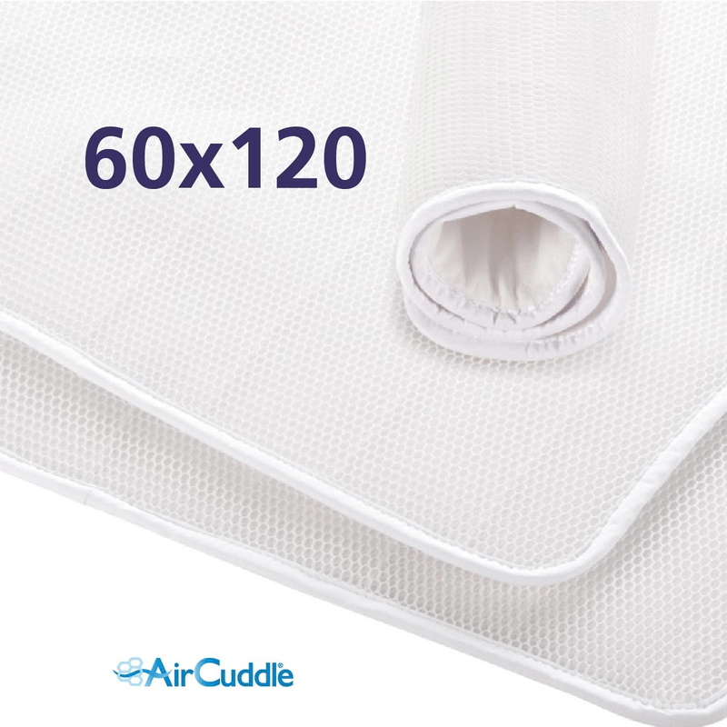 Casa si Gradina - Mobilier - Mobilier copii - Saltele patut copii - Protectie impermeabila antitranspiratie 3D pentru saltea 60x120 cm, AirCuddle TOP SAFE TS-120 - Infinity.ro