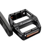Sport si Outdoor/Ciclism/Piese pentru biciclete/Pedale biciclete - Set 2 Pedale Bicicleta din Aluminiu, Anti-alunecare, Rezistent la Apa si Praf, pentru MTB, BMX, Cursiera, Negru - Infinity.ro