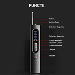 Casa si Gradina - Electrice - Smart Home - Accesorii control acces si supraveghere - Detector Profesional Anti Dispozitive de Spionaj, GPS, Camere, Microfoane Ascunse, Reportofoane, Frecventa RF 8000 MHz - Infinity.ro