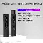 Casa si Gradina - Electrice - Smart Home - Accesorii control acces si supraveghere - Detector Profesional Anti Dispozitive de Spionaj, GPS, Camere, Microfoane Ascunse, Reportofoane, Frecventa RF 8000 MHz - Infinity.ro