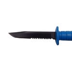 Casa si Gradina - Bucatarie si vesela - Vesela si tacamuri - Cutite si seturi de cutite - Cutit tactic de vanatoare IdeallStore®, Military Specialist, 10 cm, albastru, teaca cu lant inclusa - Infinity.ro