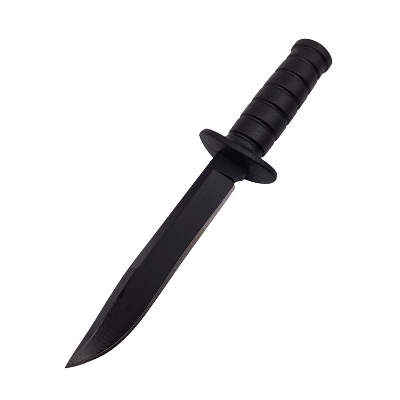 Casa si Gradina - Bucatarie si vesela - Vesela si tacamuri - Cutite si seturi de cutite - Cutit tactic de vanatoare IdeallStore®, Military Convoy, 10 cm, negru, teaca cu lant inclusa - Infinity.ro
