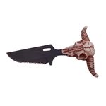 Casa si Gradina - Bucatarie si vesela - Vesela si tacamuri - Cutite si seturi de cutite - Cutit tactic de vanatoare IdeallStore®, Death Spike, 9.5 cm, negru, teaca cu lant inclusa - Infinity.ro