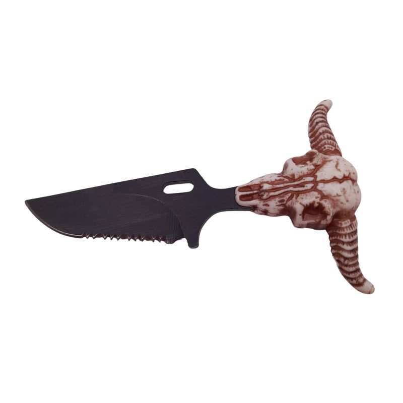 Casa si Gradina - Bucatarie si vesela - Vesela si tacamuri - Cutite si seturi de cutite - Cutit tactic de vanatoare IdeallStore®, Death Spike, 9.5 cm, negru, teaca cu lant inclusa - Infinity.ro