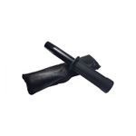 Sport si Outdoor - Sporturi de contact - Produse autoaparare - Set baston telescopic flexibil negru maner tip tonfa 47 cm +  box negru 0.5 cm grosime - Infinity.ro