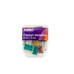 Carti si Birotica - Birotica - Accesorii de birou - Agrafe si capse - Set Clipsuri, KUNST, metalice, 19mm, 12 buc - Infinity.ro
