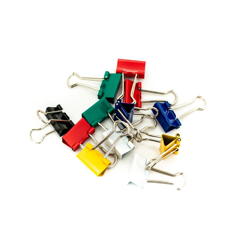 Carti si Birotica - Birotica - Accesorii de birou - Agrafe si capse - Set Clipsuri, KUNST, metalice, 19mm, 12 buc - Infinity.ro