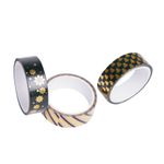 Carti si Birotica - Birotica - Accesorii de birou - Benzi adezive - Set banda adeziva decorativa Kunst Glamour 3 buc 500x1.5 cm - Infinity.ro
