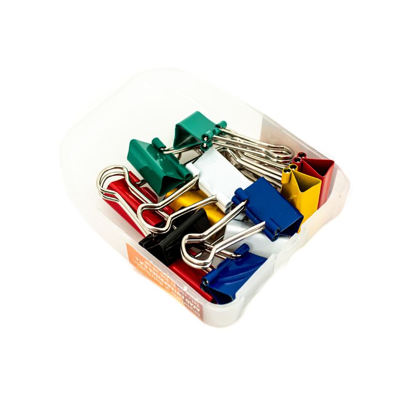 Carti si Birotica - Birotica - Accesorii de birou - Agrafe si capse - Set Clipsuri, KUNST, metalice, 19mm, 12 buc - Infinity.ro