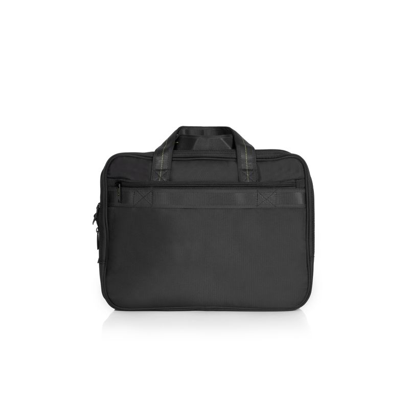Laptop, Telefoane si Tablete - Laptopuri si accesorii - Accesorii Laptop - Genti laptop - Geanta laptop 15 inch Crest 41x31x12 cm, negru / verde - Infinity.ro