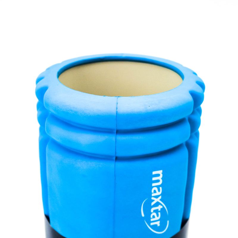 Sport si Outdoor - Accesorii si echipamente sportive - Yoga - Rola MAXTAR, pentru masaj si antrenamente Yoga, Pilates, 33.2 x 14 CM, albastru - Infinity.ro