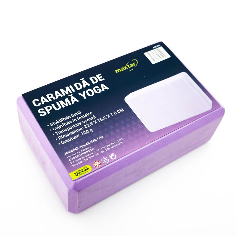 Sport si Outdoor - Accesorii si echipamente sportive - Yoga - Caramida Yoga, MAXTAR, mov - Infinity.ro