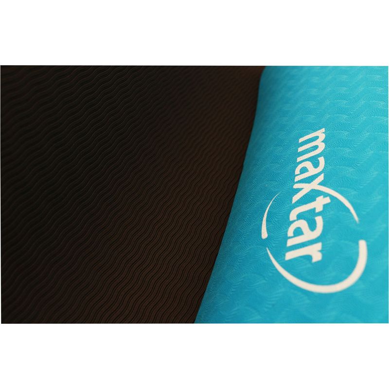 Sport si Outdoor - Accesorii si echipamente sportive - Yoga - Saltea yoga Maxtar TPE 183x61x0.6 cm albastra - Infinity.ro
