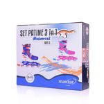 Sport si Outdoor - Role, trotinete si skateboard - Role copii - Role Maxtar, 3 in 1 Universal, 30-33, albastru - Infinity.ro