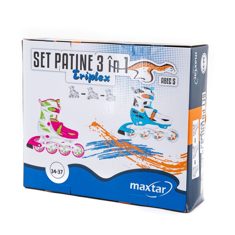 Sport si Outdoor - Role, trotinete si skateboard - Role copii - Role Maxtar, Mov/Roz, Marime 34-37, pentru copii - Infinity.ro