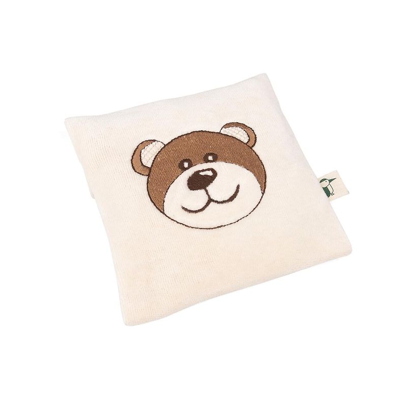 Casa si Gradina - Textile si covoare - Perne si pilote - Perne copii - Pernuta termica anticolici cu seminte de in BIO, husa detasabila lavabila, ursulet, Grunspecht 603-V1 - Infinity.ro