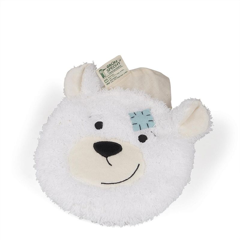 Casa si Gradina - Textile si covoare - Perne si pilote - Perne copii - Pernuta termica anticolici cu samburi de cirese si husa detasabila si lavabila, Urs polar, Gruenspecht 373-00 - Infinity.ro