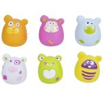 Jucarii, Copii si Bebe - Igiena si ingrijire - Baia bebelusului - Cadite bebe si accesorii baie - Set 6 jucarii de baie Animale Haioase ESCABBO37012 - Infinity.ro