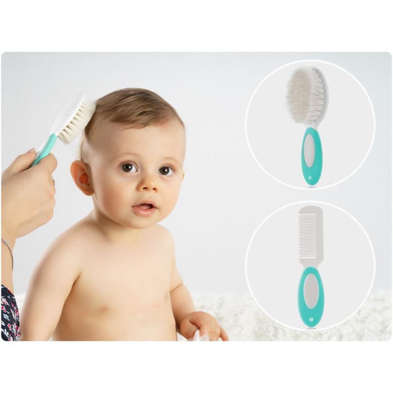 Jucarii, Copii si Bebe - Igiena si ingrijire - Baia bebelusului - Cadite bebe si accesorii baie - Set ingrijire unghii si par pentru bebelusi, 0+ luni, Reer BabyCare 81021 - Infinity.ro