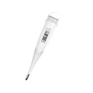 Termometru medical digital cu varf flexibil si masurare in 10 secunde, alb, SCALA SC28 flex