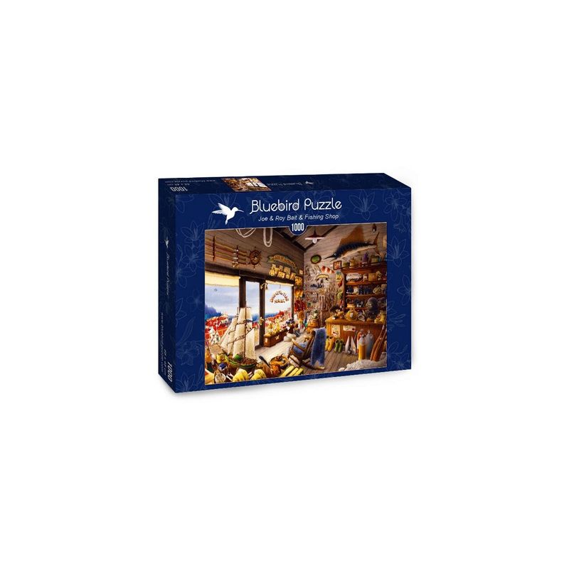 Jucarii, Copii si Bebe - Jucarii si jocuri - Jocuri si puzzle - Puzzle - Puzzle Bluebird - Joe & Roy Bait & Fishing Shop, 1000 piese - Infinity.ro