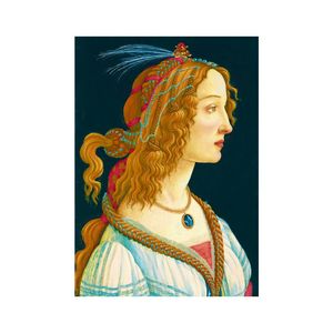 Puzzle 1000 piese - Sandro Botticelli: Idealized Portrait of a Lady, 1480
