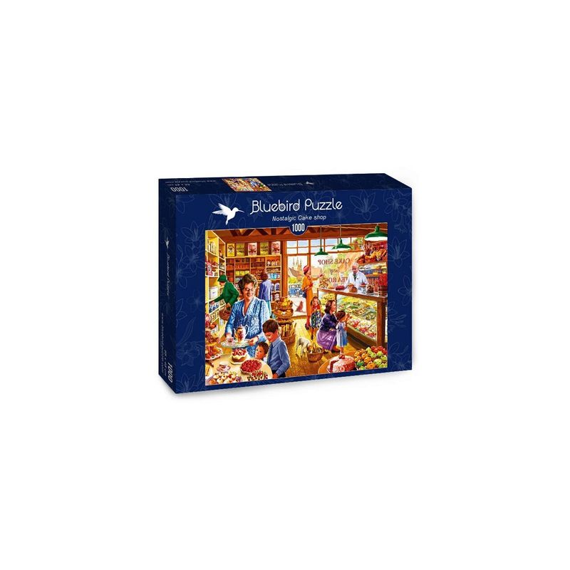 Jucarii, Copii si Bebe - Jucarii si jocuri - Jocuri si puzzle - Puzzle - Puzzle Bluebird - Nostalgic Cake shop, 1000 piese - Infinity.ro
