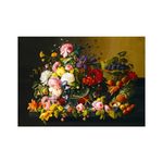 Jucarii, Copii si Bebe - Jucarii si jocuri - Jocuri si puzzle - Puzzle - Puzzle 1000 piese - Severin Roesen: Still Life, Flowers and Fruit, 1855 - Infinity.ro