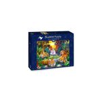 Jucarii, Copii si Bebe - Jucarii si jocuri - Jocuri si puzzle - Puzzle - Puzzle Bluebird - Family At The Jungle Pool, 1000 piese - Infinity.ro