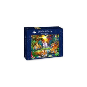 Puzzle Bluebird - Family At The Jungle Pool, 1000 piese